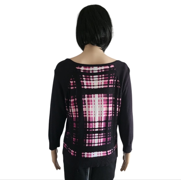 Worthington black&pink buttoned lightweight cardigan, size XL - Picture 5 of 11